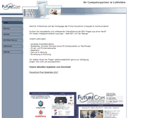 Tablet Screenshot of futurecom-cc.de